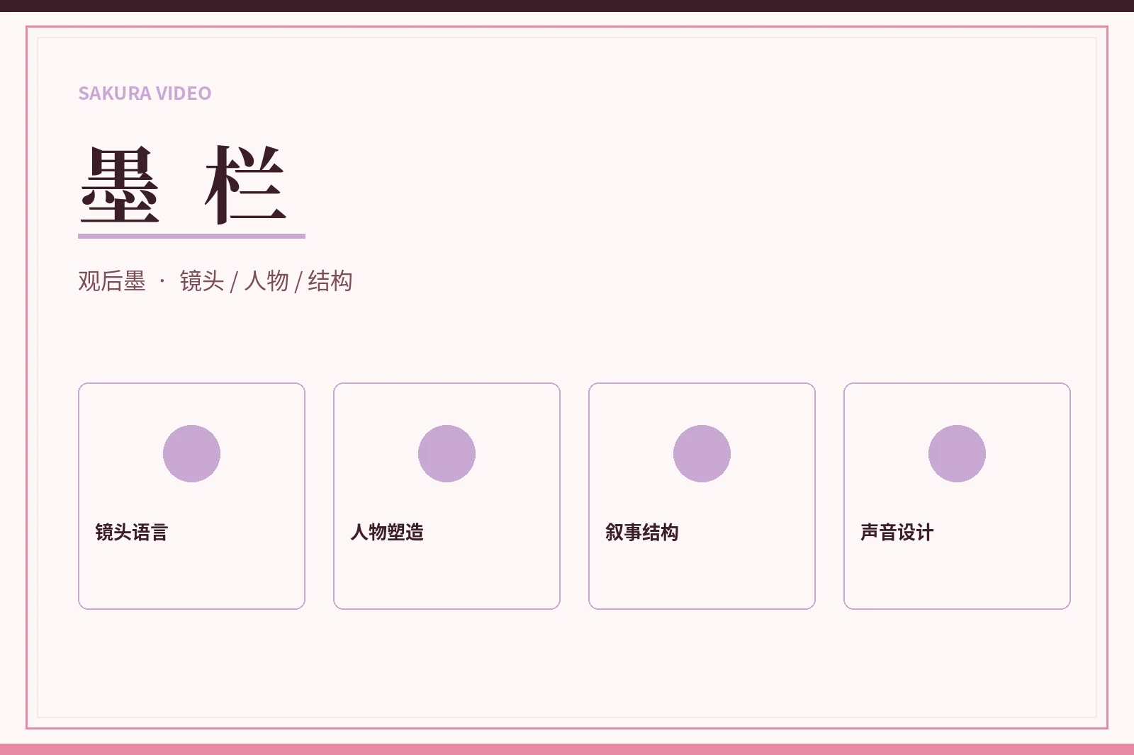 墨栏编辑观察